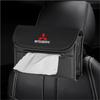 Car Tissue Box Car Seat Back Tissue Hanging Storage Bag For Mitsubishi ASX EVO Lancer EX Montero Mirage Outlander Grandis Pajero