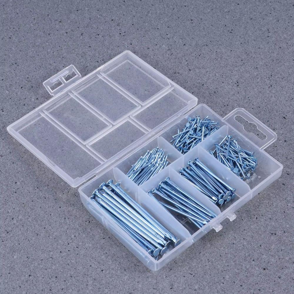 280Pcs Practical Nails Assortment Kit 6 Sizes Concrete Pin Nails  Woodworking Accssories