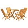VidaXL 5-Piece Garden Dining Set, Dining Set with Table and Chair, Lounge Set, Patio Furniture, 3155018