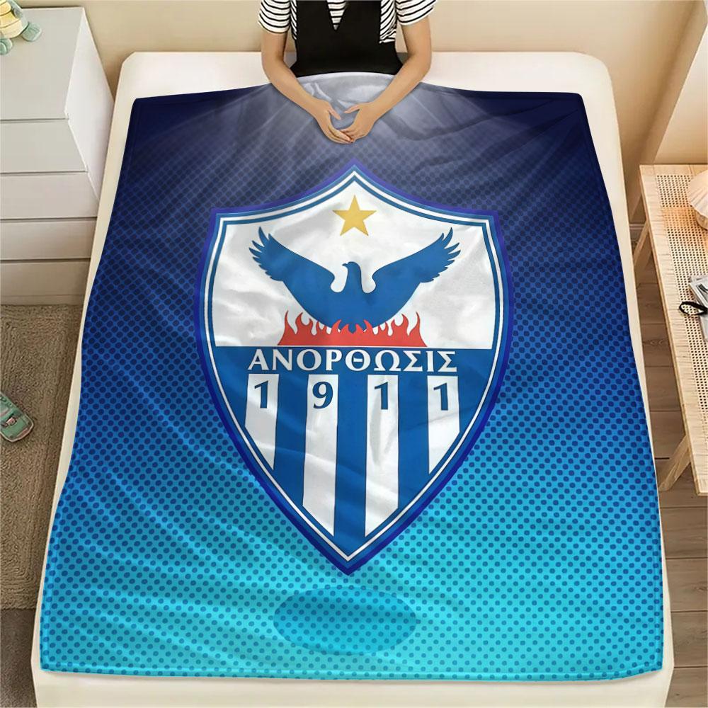 Anorthosis Famagusta FC FlAannel Blanket, High quality Comfortable for All Seasons, Home Decor, Warmth and Comfort