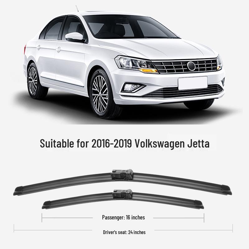 Бескаркасная тихая щетка стеклоочистителя Volkswagen Jetta - Подходит для моделей 2016-2019 гг.