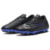 Nike Кроссовки унисекс Phantom GX Club MG Shadow Pack Черные Hyper-Royal Chrome DD9483-040