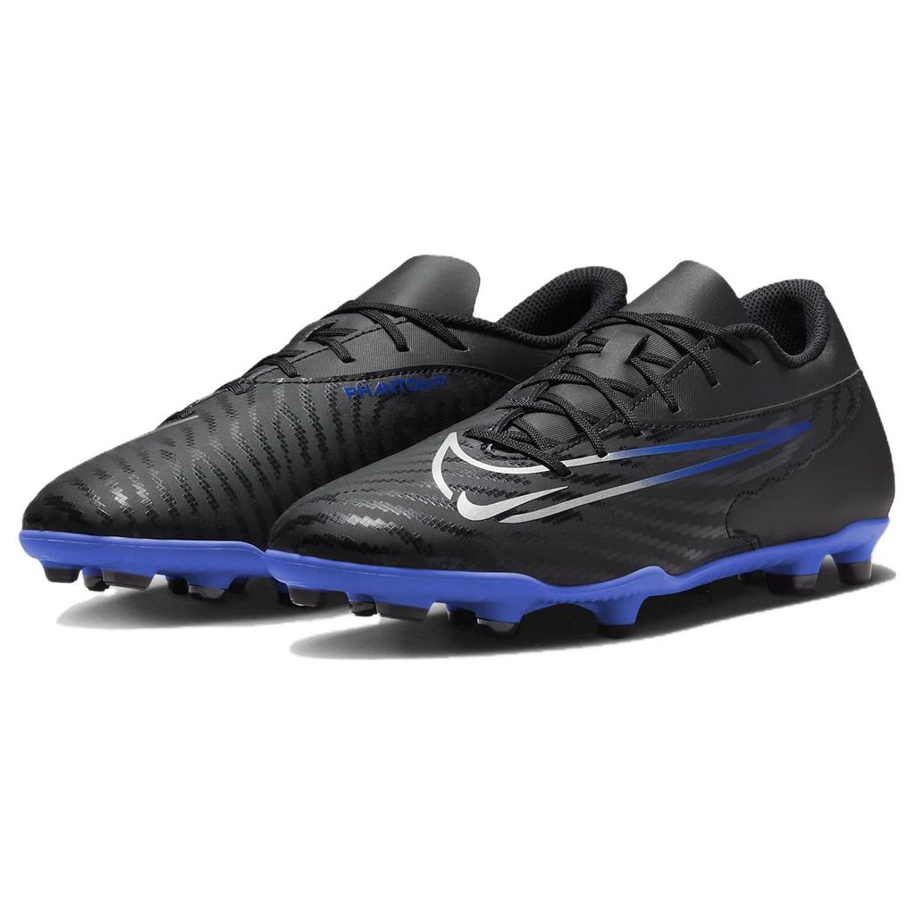 Nike Кроссовки унисекс Phantom GX Club MG Shadow Pack Черные Hyper-Royal Chrome DD9483-040