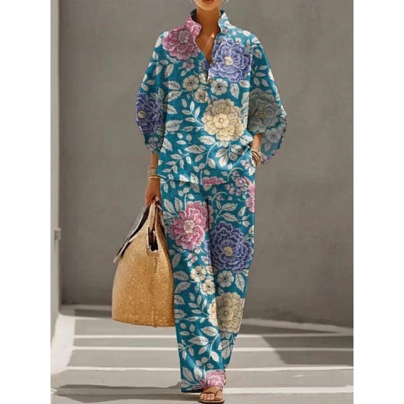 1116 New Women's Shirt Set Casual Urban Suit Women's Clothing