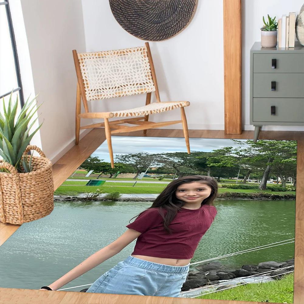 Customize Photo Customize Your photo Floor Mat Perfect for Bedrooms Playrooms Dining Room Kitchen Anti-slip Rug Anime Office Decor Spiritual Gift