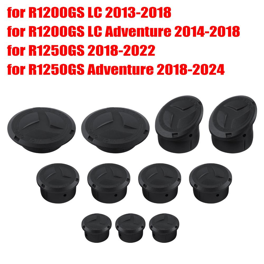 For 2018-2024 BMW R1250GS Adventure R1250GSA Motorcycle Frame Protector /Frame Hole Plug Covers for BMW R1200GS/ADV 2016-2018