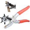 9 Inch Leather Hole Punch Heavy Duty Hand Pliers Belt Holes 6 Sized Puncher Tool