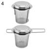 Reusable Infuser Fine Stainless Steel Coffee Lid Leaf Spice Filter Infuser Tea Strainer Filters