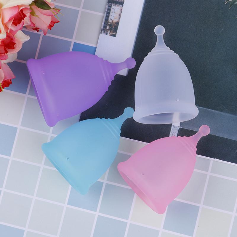 Menstrual Cup Medical Grade Soft Silicone Moon Lady Period Hygiene Reusable Cup