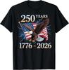 Орел и Флаг 250 Лет 1776-2026 250-й День Рождения Футболка унисекс Футболка