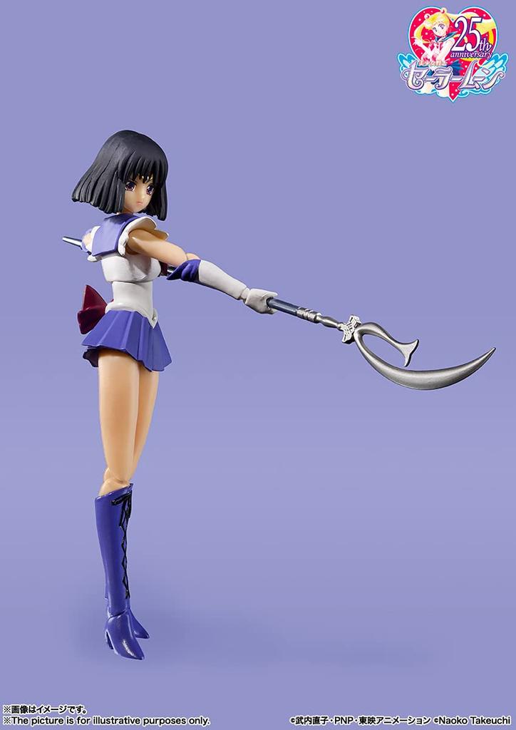 TAMASHII NATIONS Sailor Moon R Sailor Saturn Color 130 мм окрашенная подвижная фигурка SHFiguarts -Animation Edition- Приблизительно. ПВХ и АБС