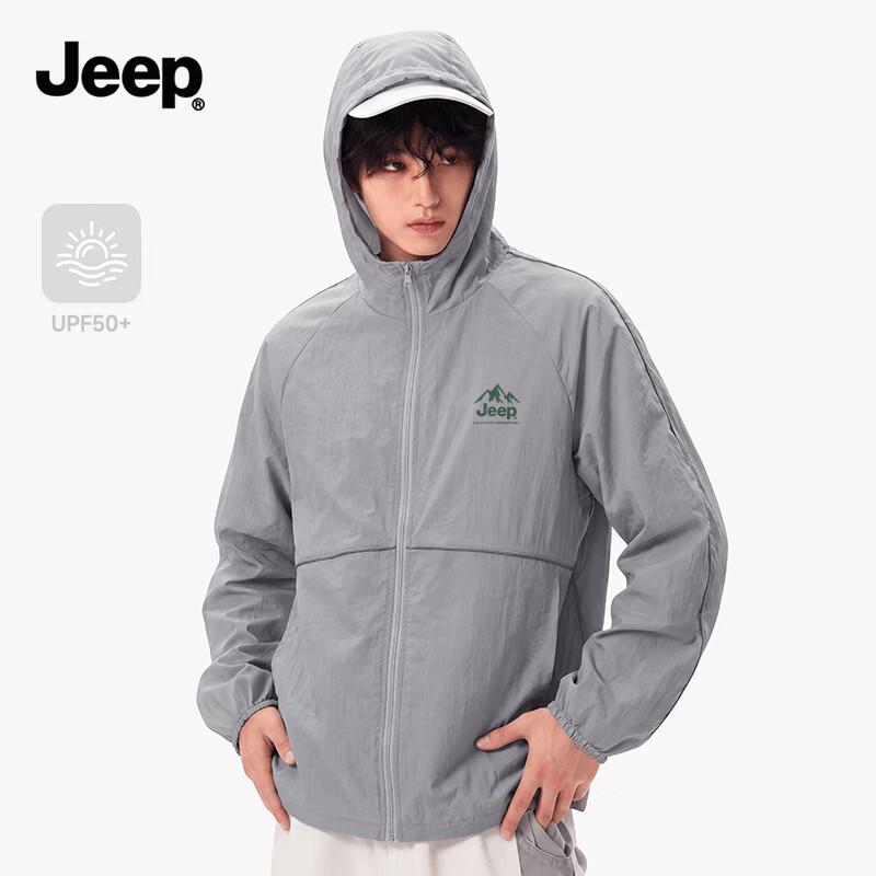 Jeep Мужская куртка с капюшоном для защиты от УФ-излучения