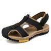 Fashion Summer Men's Sandals Leather Slippers Casual Sports Fashion Non-slip Men's Travel Shoes Outdoor Beach Shoes New 2024 Large Size