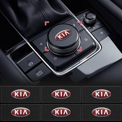 Случайные наклейки для салона автомобиля Наклейки на руль автомобиля Для Ceed Sorento Sportage Niro Optima Picanto Rio Morning Forte K8