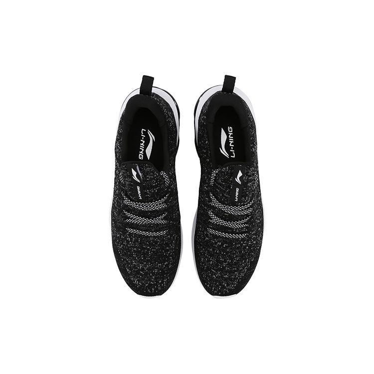 Кроссовки женские Li Ning Half Palm Air Cushion трикотажные низкие кроссовки черные белые AGCN084-1