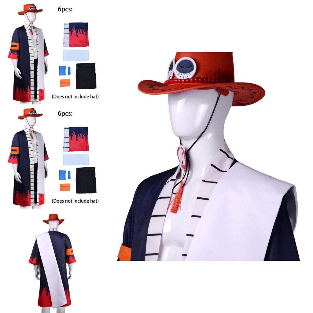 Portgas·d· Ace Cosplay Costume For Adults Highly Restored Character Uniform
