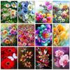 5D DIY Алмазная картина Цветы Полная квадратная/круглая алмазная вышивка Мозаика Ручная работа Декор для дома Настенное искусство