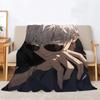 Магическая битва - Годжо Сатору Флисовое одеяло Большое Роскошные одеяла и пледы Пляжное полотенце Покрывало для кровати Микрофибра Постельное белье Пушистое Клетка