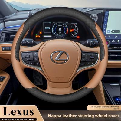 Кожаный чехол на руль автомобиля для Lexus Is Es Es300h Rx Lbx Es350h Rx350 Rx500h Nx350h Nx450h Lx600 Аксессуары 2025 2026