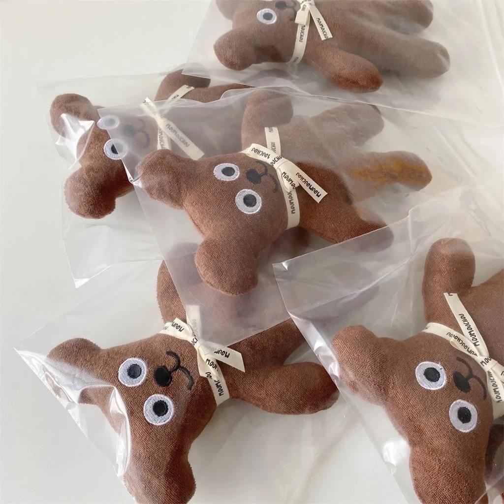 1pc 23cm  Plush Teddy Bear Toys Cute Stuffed Cartoon Movie Brown Figure Dolls Funny Gift for Kids Birthday