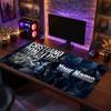 Cristiano Ronaldo Custom Large Mouse Pad, Personalized Name Text Print, Football Logo Non‑Slip Desk Mat Gaming Gift