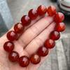 Браслеты из натурального красного сердолика, бусины из натурального красного агата, ониксовые бусины, эластичные браслеты, йога, исцеление, женщины, мужчины, ювелирные изделия, подарки