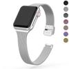 Slim Watch Band for Apple Watch 7/SE/6/5/4/3/2/1 45MM 41MM 42MM 44MM Metal Bracelet Loop Strap for iWatch 38MM 40MM Watchband