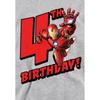 Marvel Childrens/Kids Iron Man 4th Birthday Hoodie