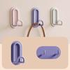 Розовый Фиолетовый Настенный Крючок Без Перфоратора Ванная Кухня Крючок Для Хранения Дверная Вешалка Сумка Для Шляп Брелок Аппаратный Крючок Домашний Декор