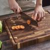 Large Cutting Board Restaurant Home Rolling Fruit Cutting Meat Creative Solid Wood Splicing Cutting Board