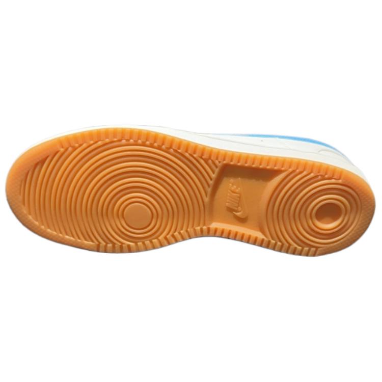 Nike Court Vision Low White University Blue Мужские кроссовки Gum-Yellow HJ9105-100