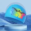 Men Silicone Waterproof Swimming Caps Ear Protection Solid Color Printed Swim Caps for Women and Child Pool Accesories