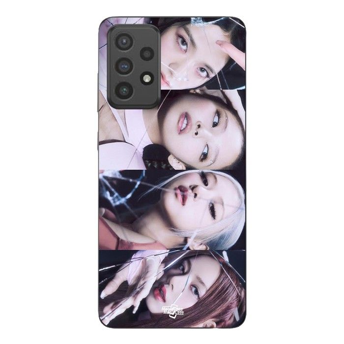 Coque de téléphone - MANIACASE - Samsung Galaxy A33 5G - Noir - Silicone TPU - Blackpink group