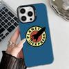F-Футурама Смешной B-Bender Чехол для телефона Для iPhone 17,16,15,14,13,12,11,Pro,Max,Plus,E,Air,Mini Черный ТПУ Чехол