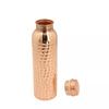 34oz Pure Copper Water Bottle - Handmade Hammered Finish - Ayurvedic Health