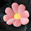 Cute Flower Car Neck Pillow Cushion Soft Car Headrest Waist Pillow Safety Seat Belt Shoulder Pad Car Accessories for Girls Women