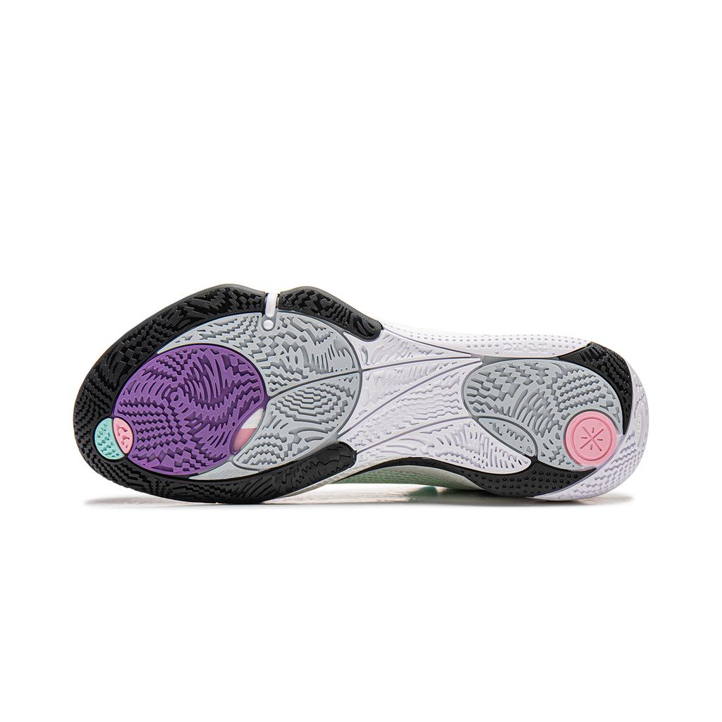 Li Ning All City 14 Амортизация Скольжение Устойчивость к истиранию Отскок Низкие Баскетбольные кроссовки Мужские Стандартные Белый ABAW001-1