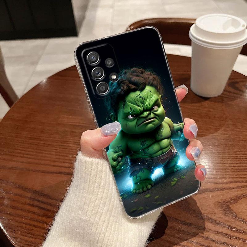 Baby Cute Marvel Venom Groot Clear Case For Samsung Galaxy A57 A37 A56 5G A36 Case A55 A54 A35 A26 A07 A17 A16 A06 A36 A15 Cover
