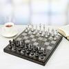 Премиальный шахматный набор из латуни Все латунные фигуры для взрослых Рождественский подарок для отцов матерей для него ее подарок на день рождения