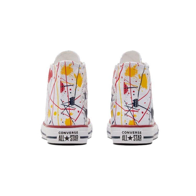 Converse Кеды Chuck Taylor All Star High Top Canvas Детские Кроссовки Белые Разноцветные 671907C
