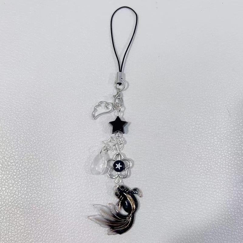 Изысканный китайский стиль Koi Star бисерный брелок подвеска универсальный телефонный шнурок изысканный рюкзак украшения аксессуары подарки