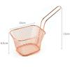 Сетчатая корзина для закусок, картофель фри, маслостойкая корзина для жарки, жареная курица, закуски, пищевая корзина, фильтр для слива масла