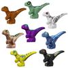 Dinosaur World Chase Tyrannosaurus Rex Spinosaurus StegosaurusColor Baby Building Blocks Accessories Toys for children gift