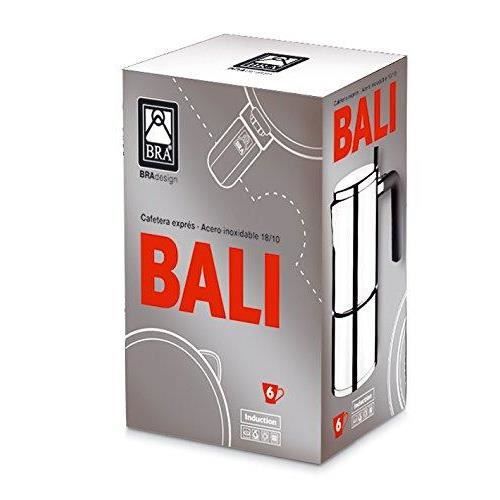 Cafetière Italienne BRA BALI Acier 10 Tasses 500 ml Métal Acier inoxydable