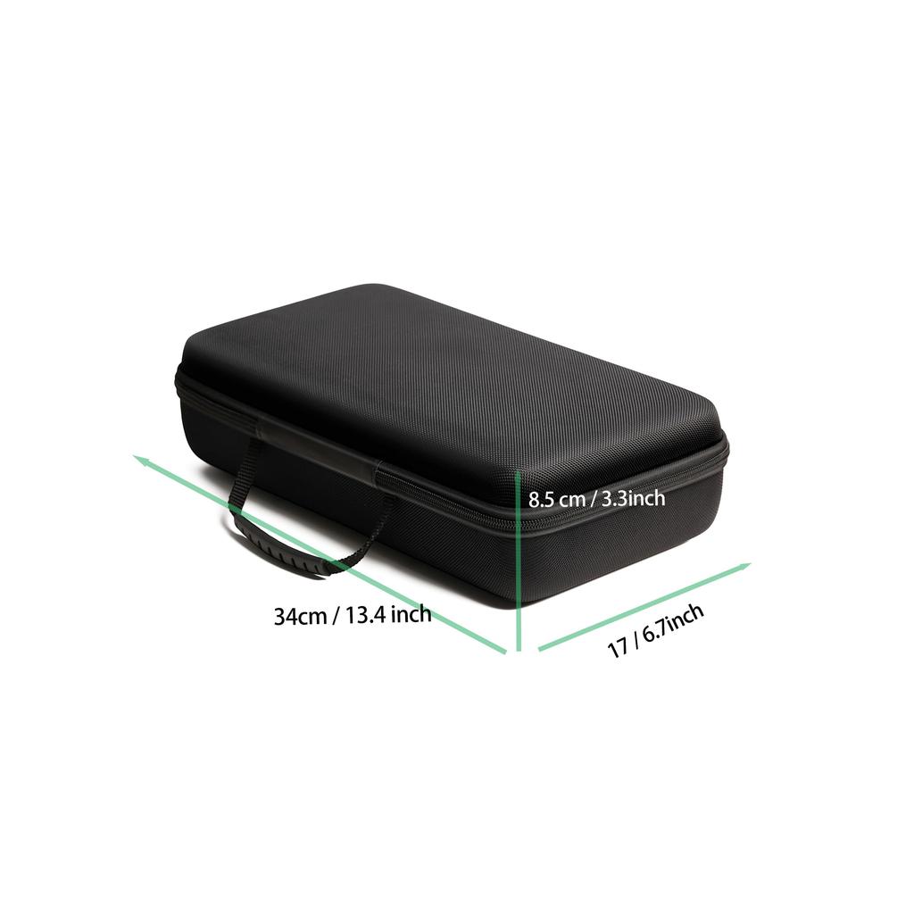 15-Watch Case, Travel Watch Storage Bag with Hard Cover and Custom Sponge Pillow for Small and Large Watches, Dive Watches, and Sports Watches