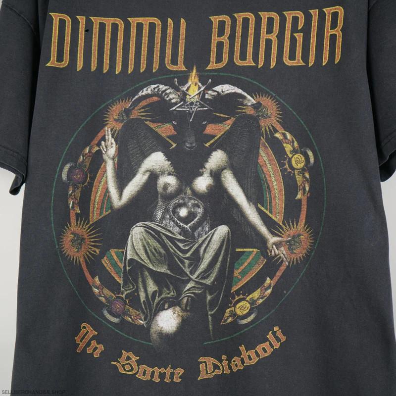 Винтажная футболка Dimmu Borgir 2007 года In Sorte Diaboli Унисекс