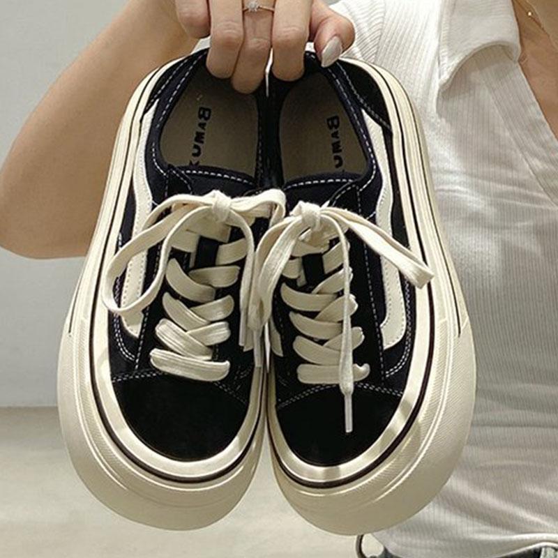 Кроссовки из парусины женские туфли на плоской подошве весна-осень туфли на платформе женские кроссовки на шнуровке женские вулканизированные туфли