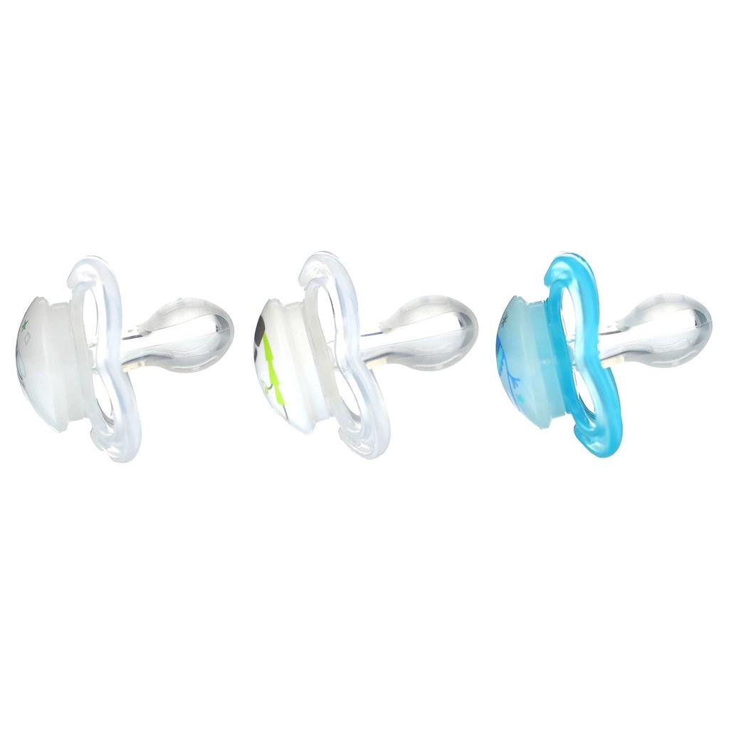 Соска-пустышка Air Day & Night, 6-16 месяцев, 3 штуки