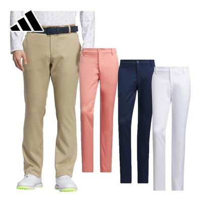 Мужские брюки для гольфа Adidas Golf полной длины с вышивкой на спине, 5 карманами и водоотталкивающим дизайном, цвет College Navy