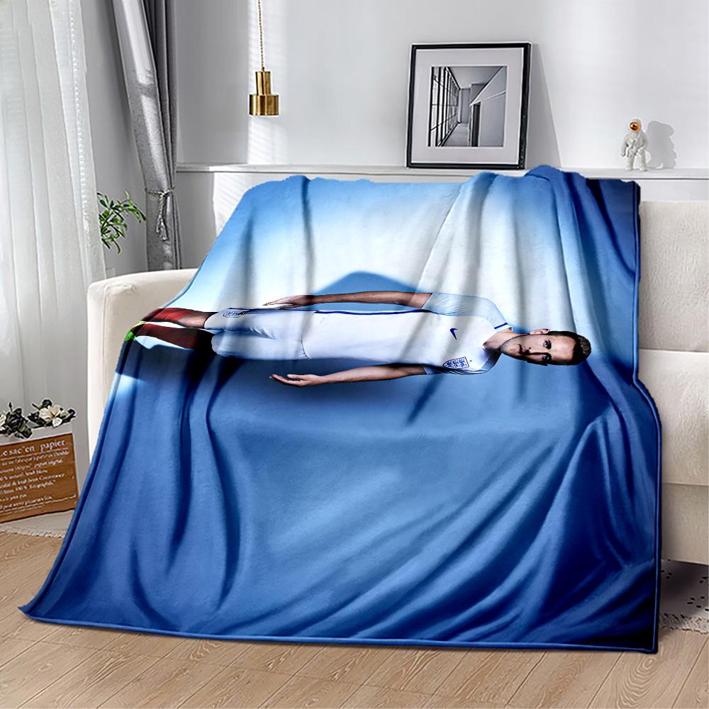 England's Kane Celebrates Goal Blanket Soft Warm Cozy Suitable for Office Chair Office Bed Four Seasons Multipurpose Warmthful Decor